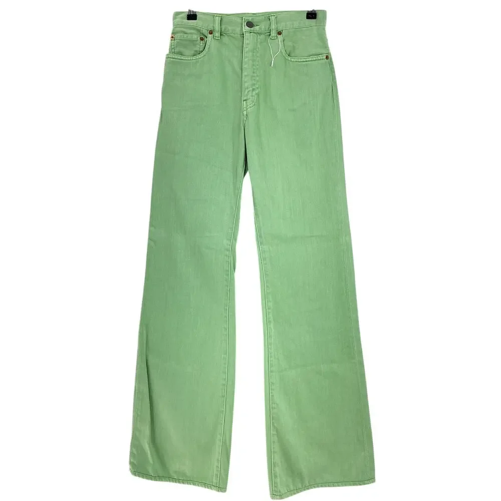 Denimist Classic Green Dena Denim Jeans Size 26 - Picture 2 of 4